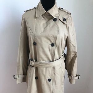 Gerard Darel Size EU44 Beige long Trench Coat